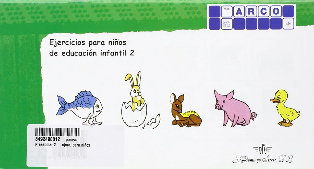 505032 Cuaderno Trabajo Ejercicios Para Niños 2 Arco Eduke