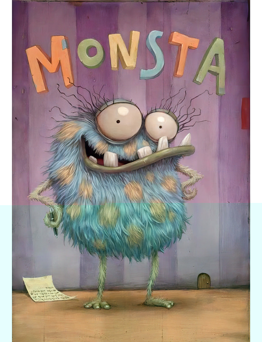 Rompecabezas Zozoville Happy Monsta 1000 Pz Ricordi Monstruo