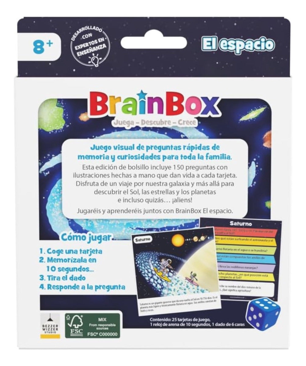 Brainbox Pocket El Espacio Asmodee Juego De Mesa
