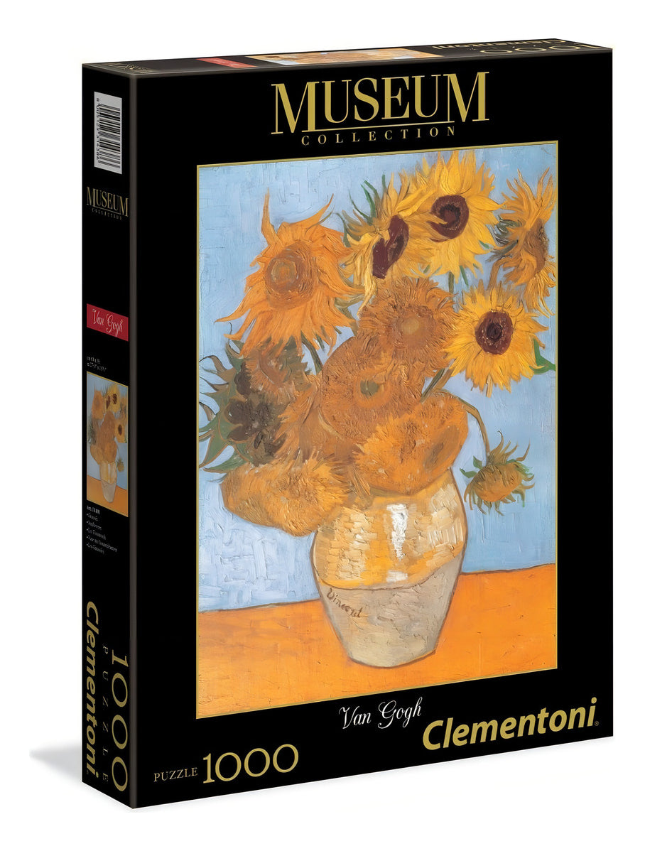 Girasoles Van Gogh Arte Flor Rompecabezas 1000 Pz Clementoni
