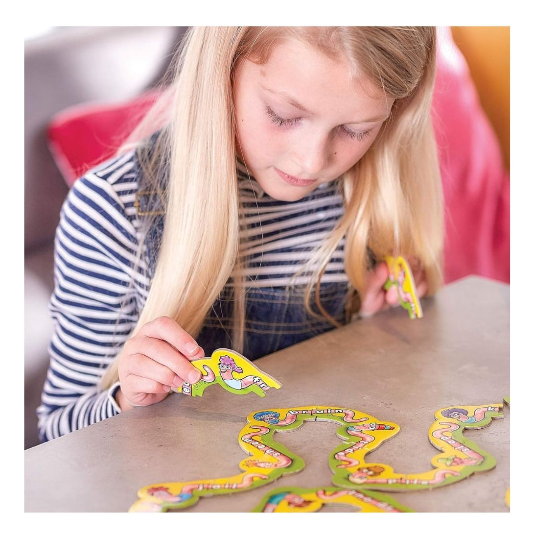 Juego Infantil De Palabras Wiggly Words Orchard Toys 45 Cartas