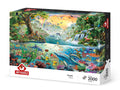 Art Puzzle, Rompecabezas Utopía Animal con Delfines y Vida Marina, 2000 Piezas, 96 x 68 cm, Multicolor