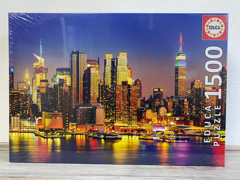 Rompecabezas 1500 Piezas Educa 18466e Manhattan De Noche