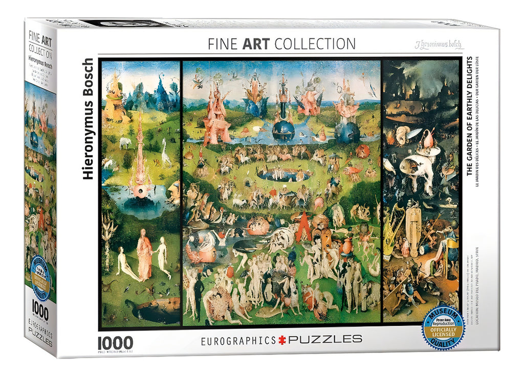 Rompecabezas Jardin De Las Delicias 1,000 Pz Eurographics