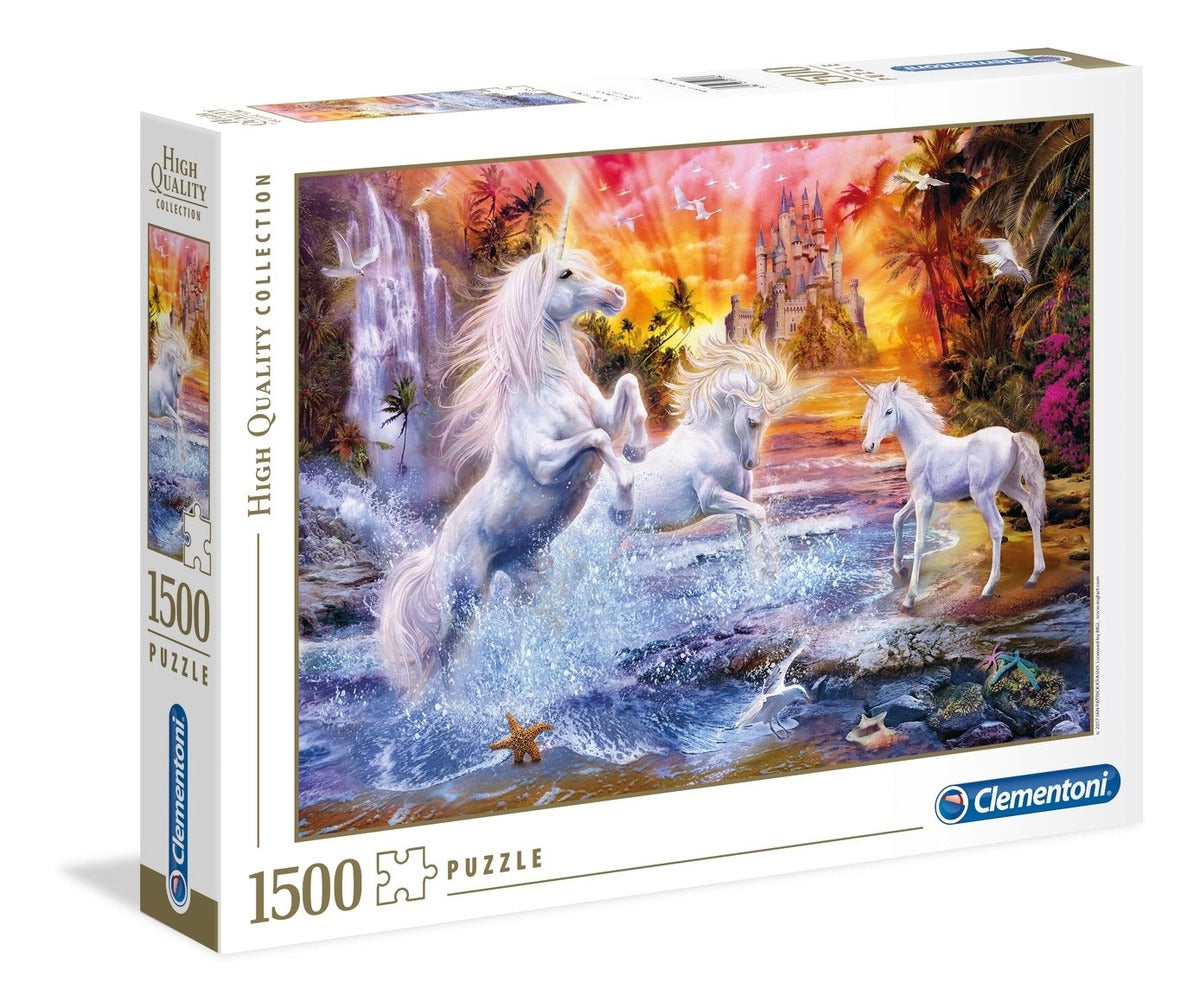 Puzzle Rompecabeza Clementoni X1500 Piezas Unicornios 31805