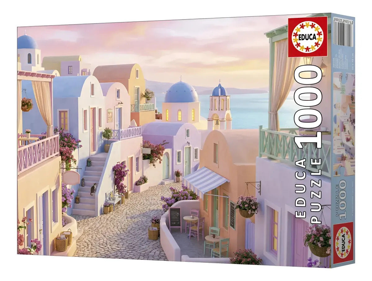 Rompecabezas Puzzle Santorini De Ensueño 1000 Pcs Educa
