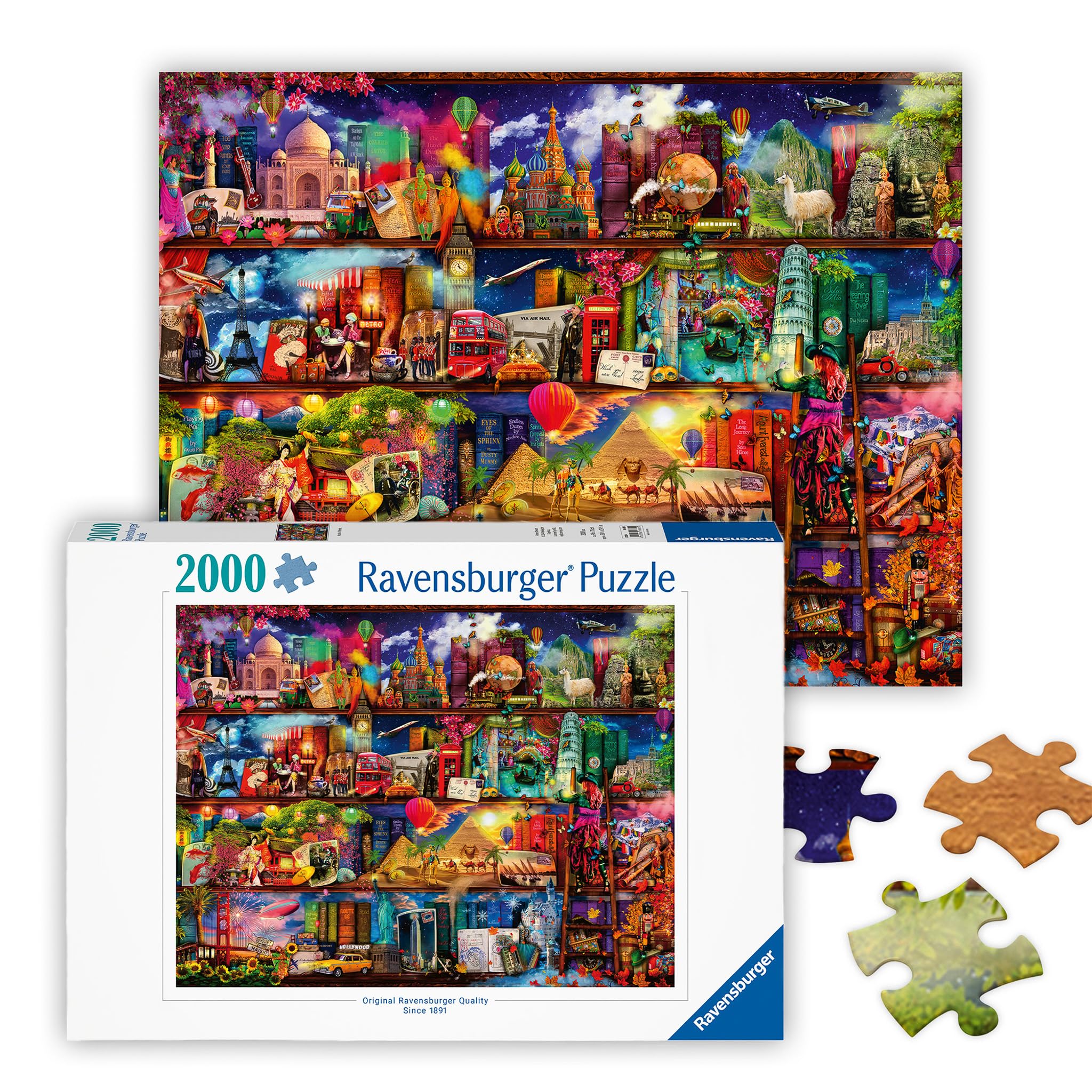 Ravensburger 16685 Rompecabezas Welt Der Bücher, 2000 Piezas
