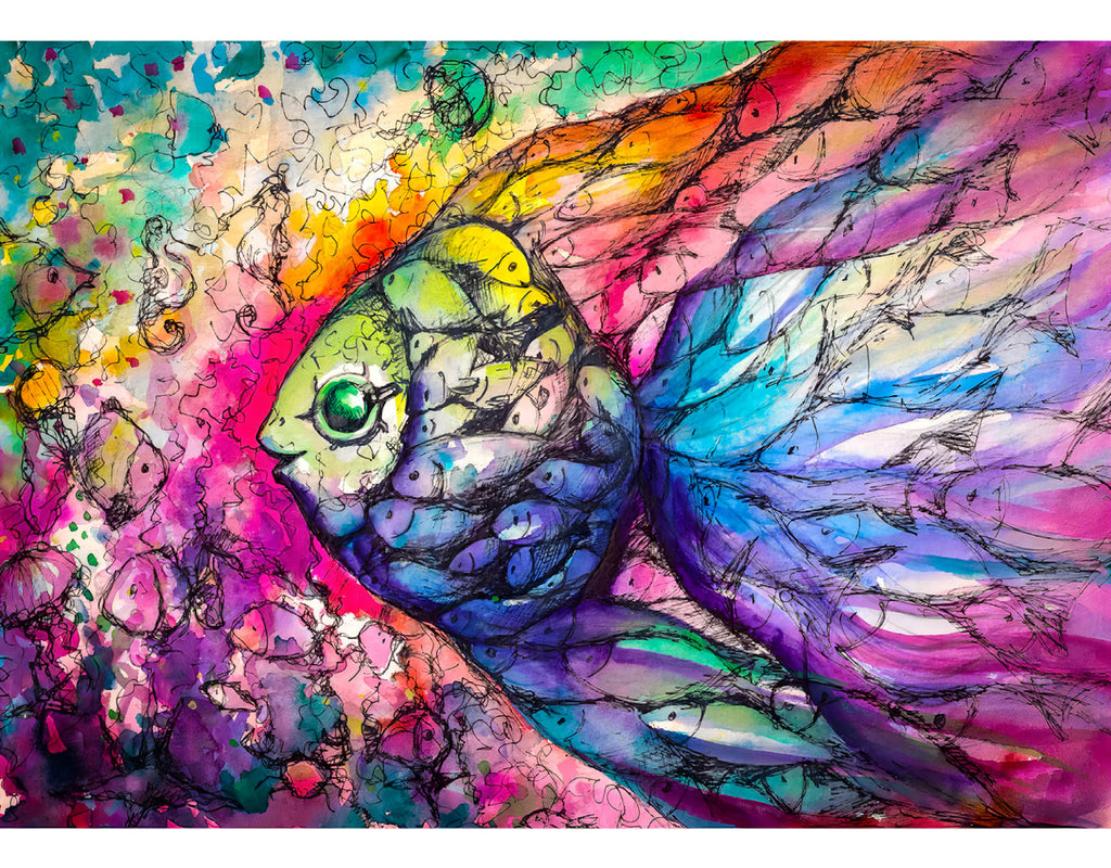 Rompecabezas Peces 1000 Piezas 14+ Enjoy Puzzle