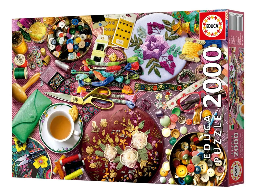 Rompecabezas 2000 Piezas La Mesa De Costura Educa