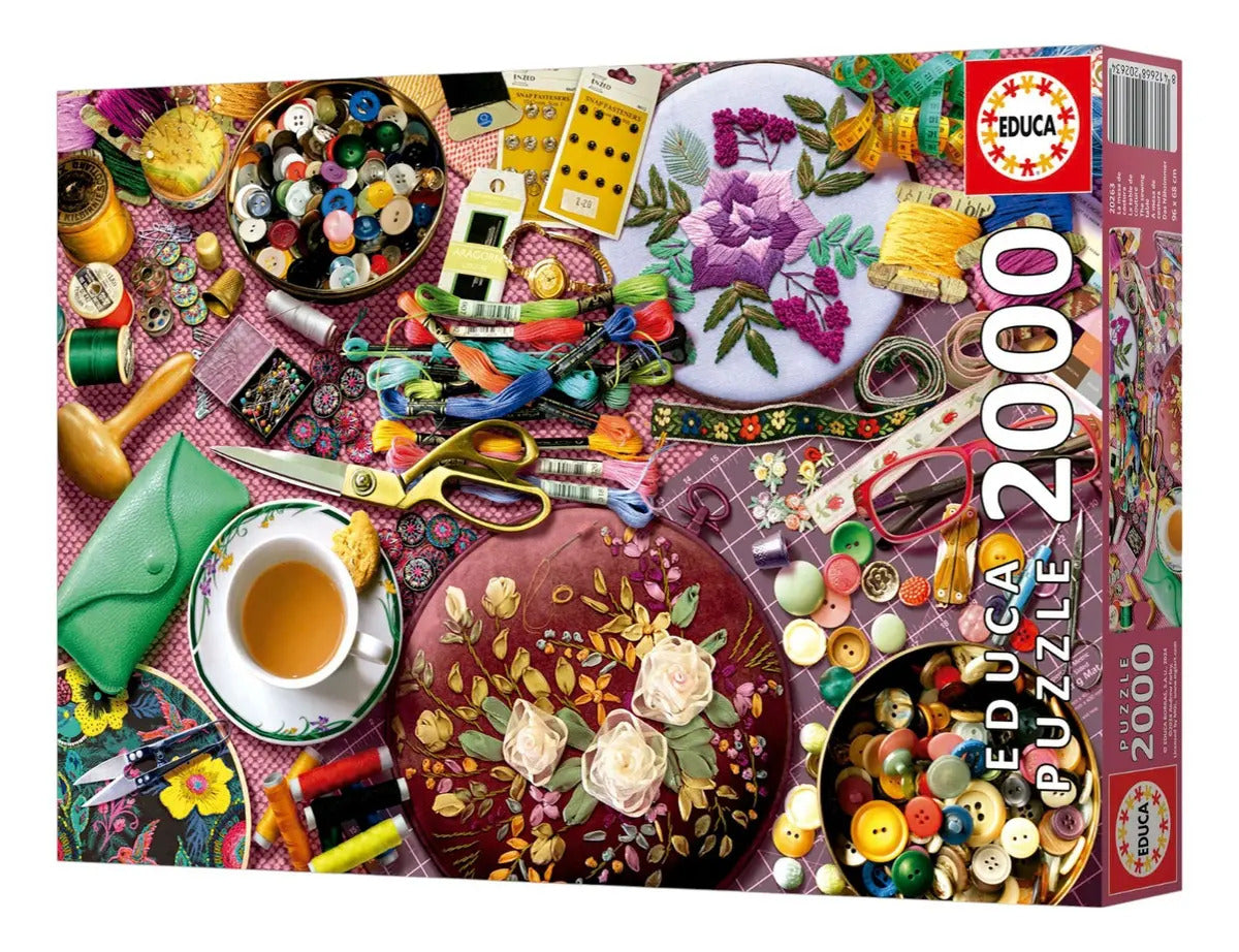 Rompecabezas 2000 Piezas La Mesa De Costura Educa