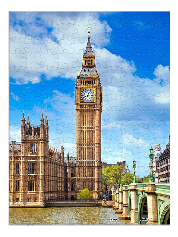 Rompecabezas Pintoo Big Ben De 150 Piezas Miniatura 14+