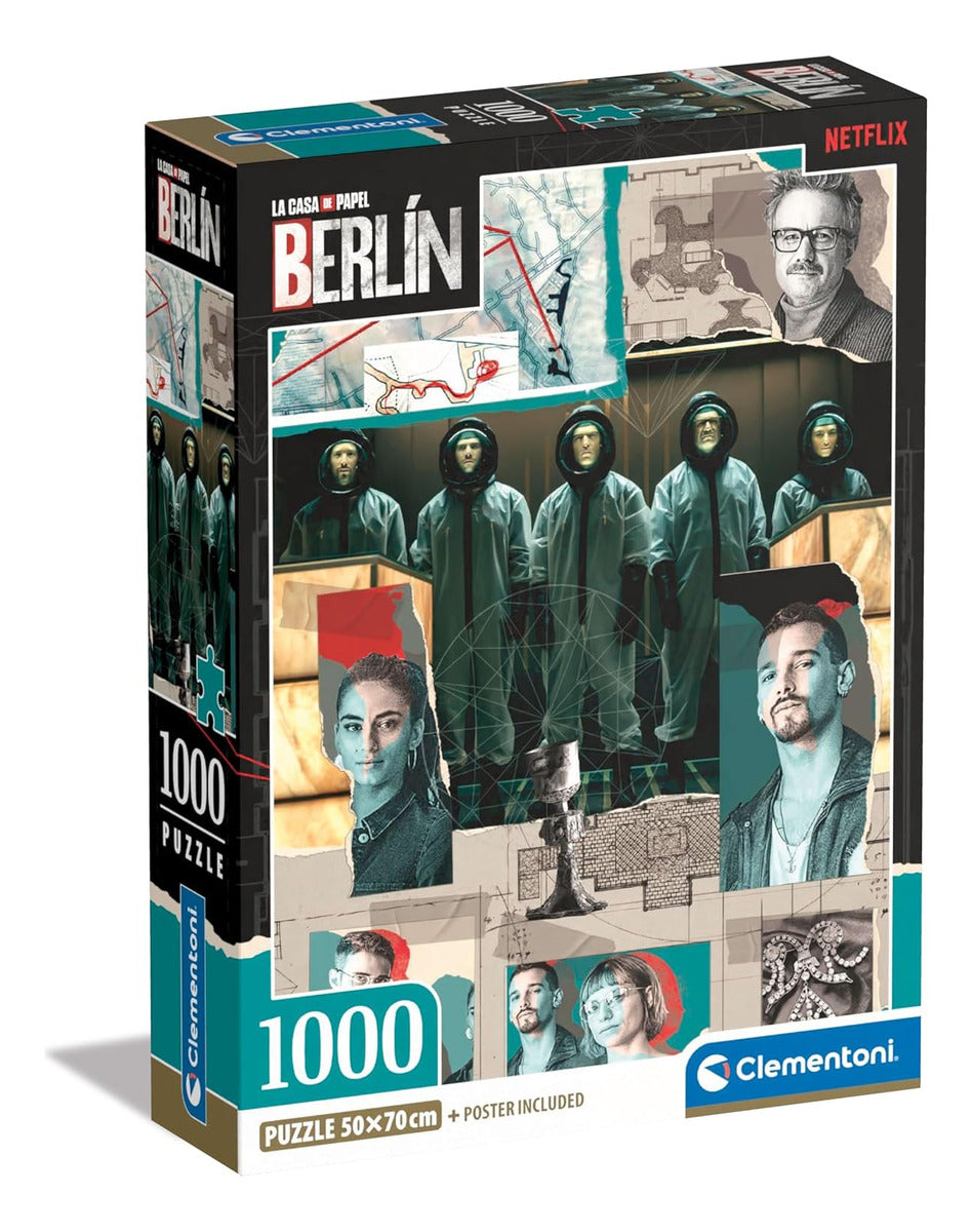 Clementoni Casa De Papel Berlín Bóveda Rompecabezas 1000 Pz