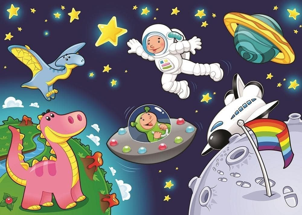 Art Kids Astronauta Y Pegaso 2 Rompecabezas 24 +35 Pz 4492