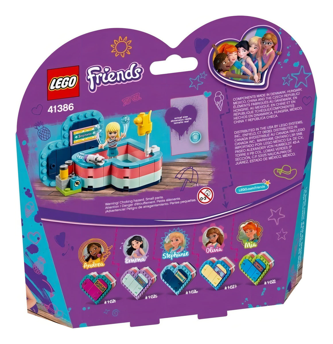 Lego Friends Caja Corazón De Verano De Stéphanie Mod 41386 95