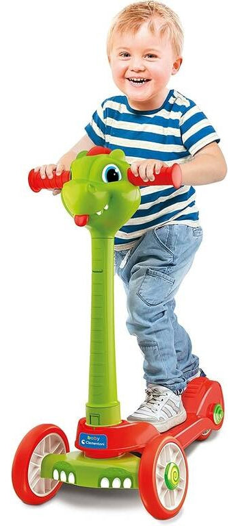 Monopatin Scooter Clementoni Baby Dragon Color Verde