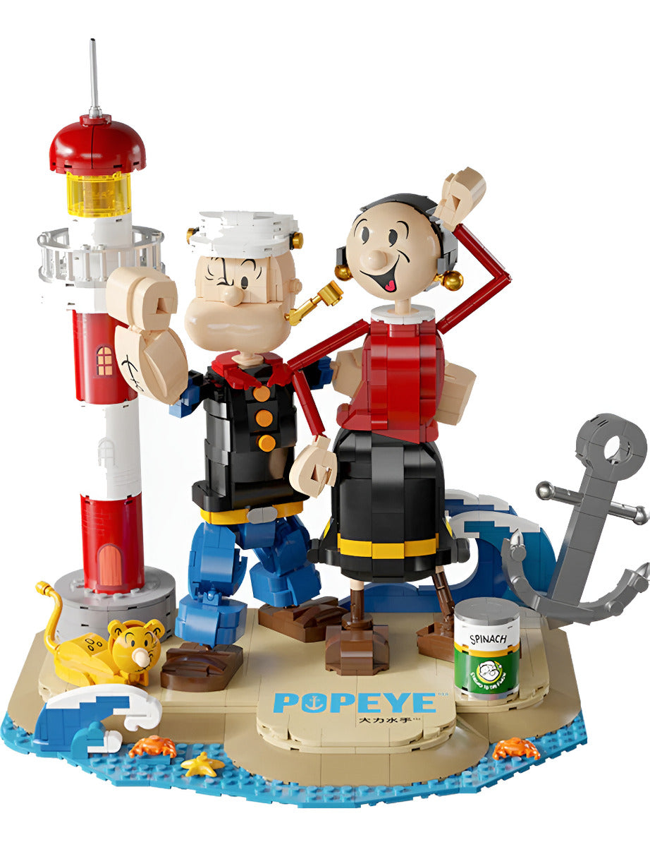 Pantasy Popeye Y Olivia Olivo Set De Bloques Para Armar