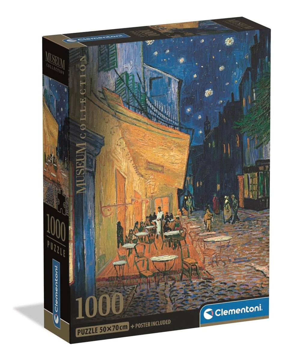Rompecabezas 1000 Piezas Arte Terraza Café Van Gogh Clemento