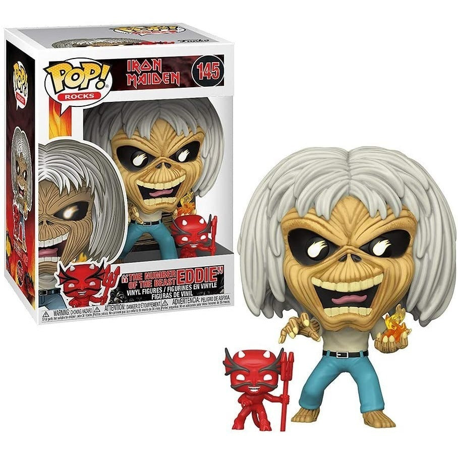 Eddie Number Of The Beast 666 Iron Maiden Fuko Pop Rocks