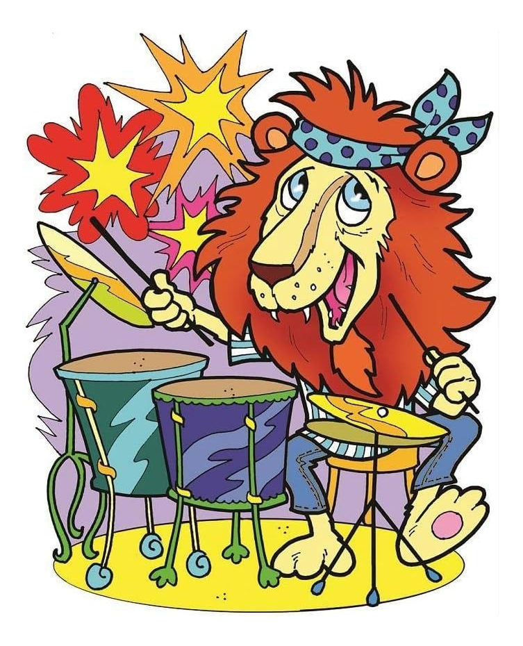Art Kids Animales Músicos 2 X 12 Pzs Rompecabezas Art Puzzle
