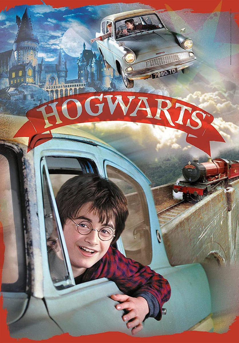 Rompecabezas Harry Potter Hogwarts 104 Pz Clementoni Italia Ford Anglia Express