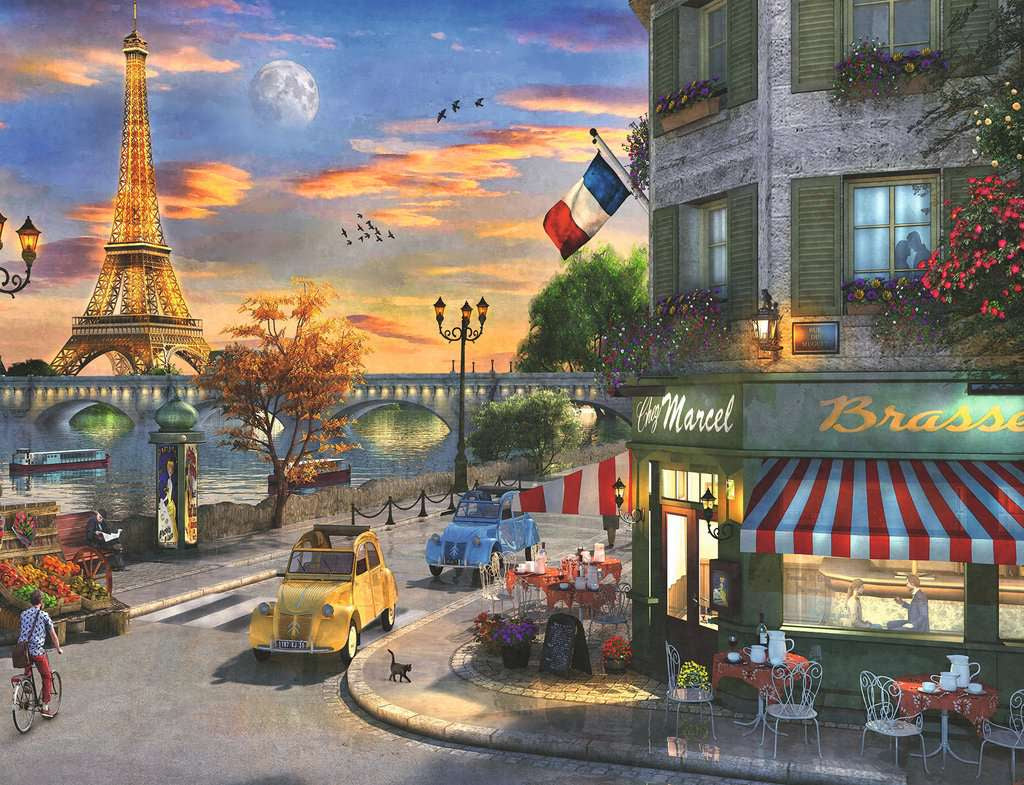 Rompecabezas Paris Sunset 2000p Ravensburger
