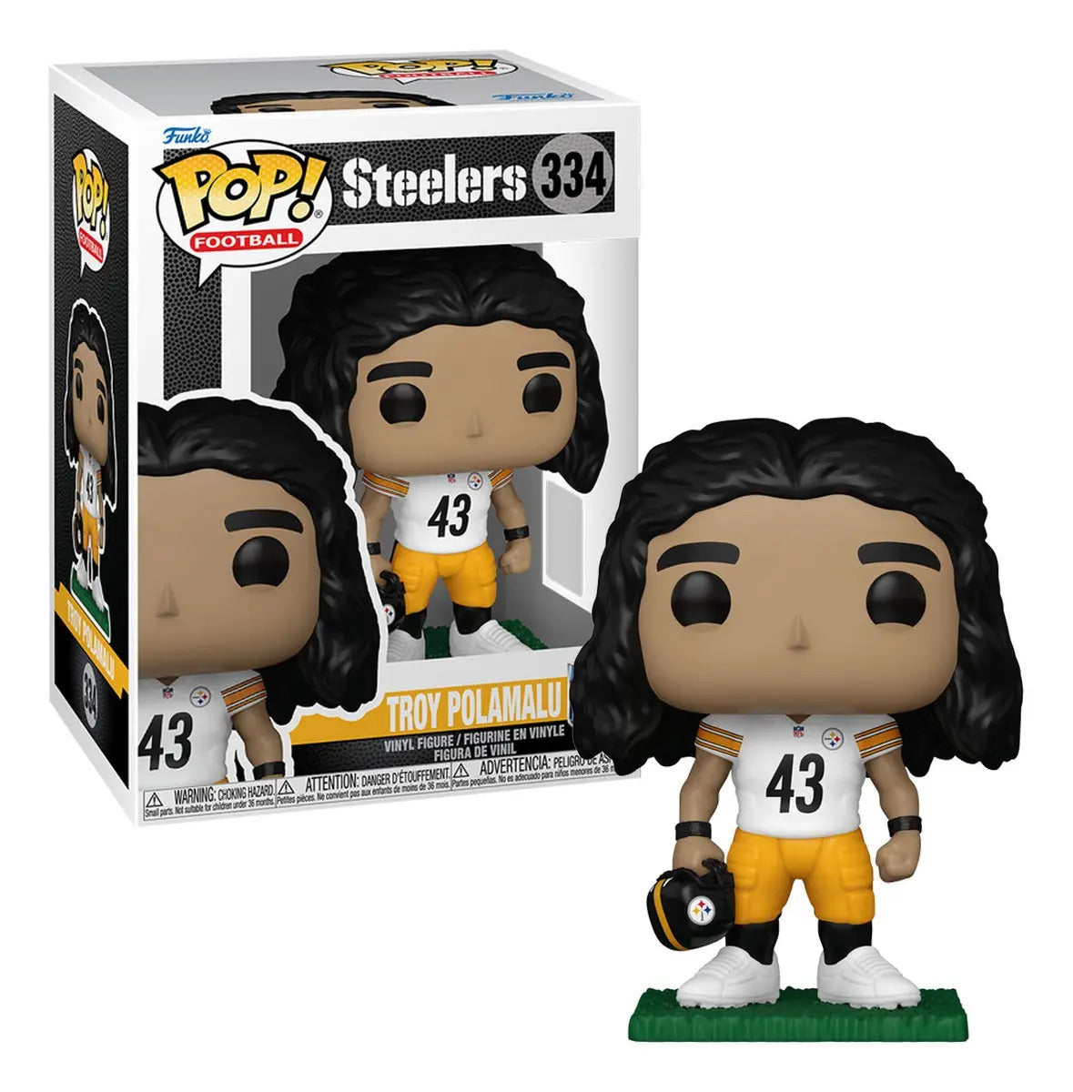 Funko Pop! NFL: Legends Pittsburgh Steelers - Troy Polamalu