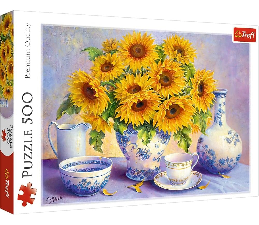 Rompecabezas Florero De Girasoles 500 Piezas Trefl