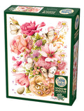 Rompecabezas Ramo Rosas Y Mariposas 1000 Pz Cobble Hill Flor