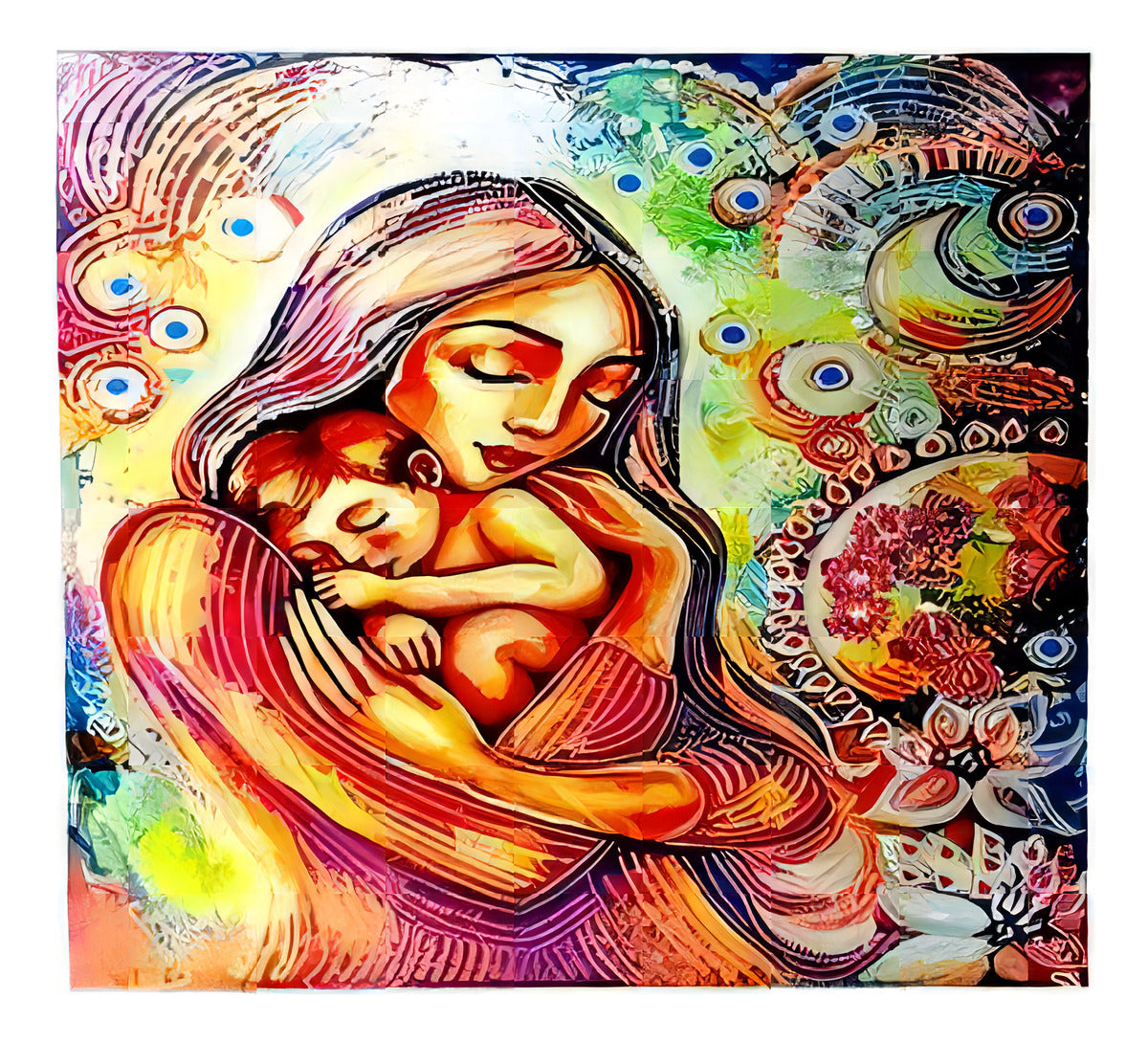 Kit Pintura Diamantes Grupo Educar Lienzo 50x40 Arte Adhesivo