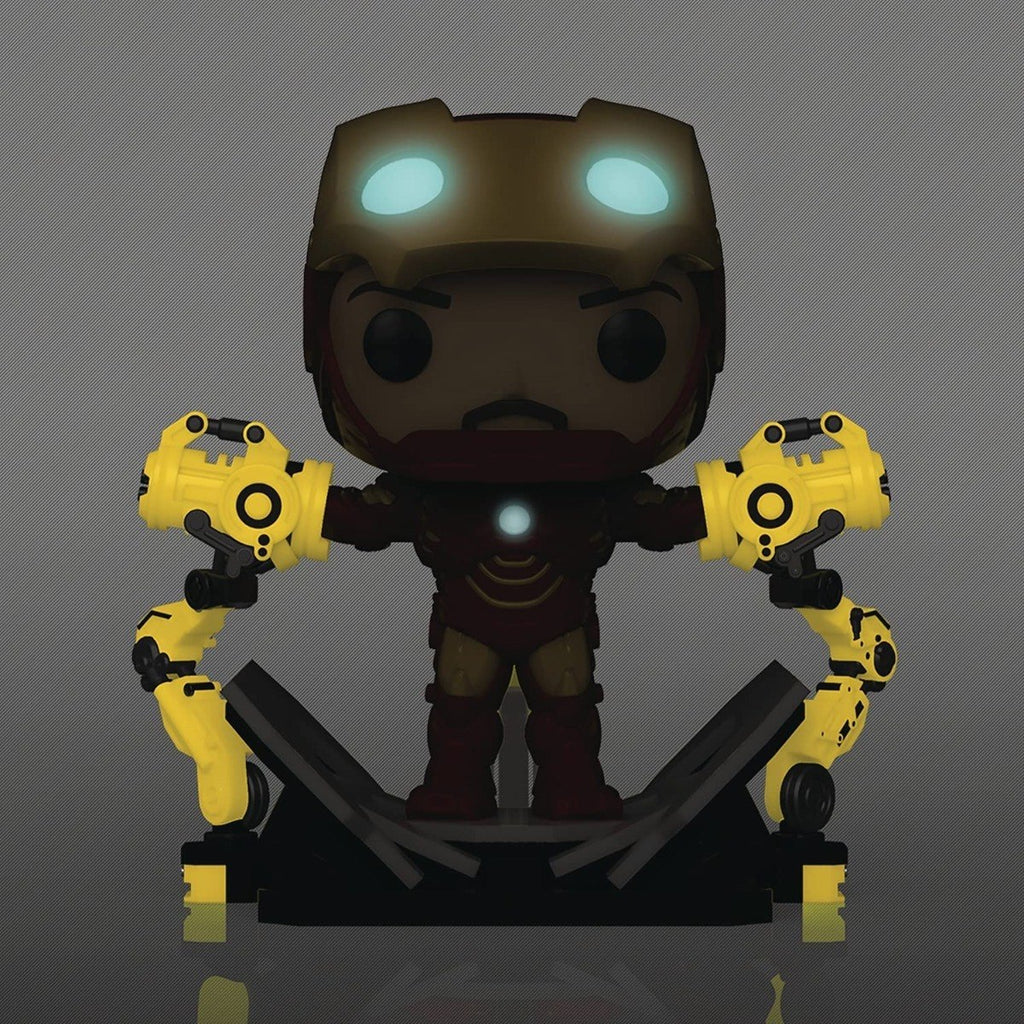 Funko Pop Iron Man Mark Iv With Gantry 905 Glow