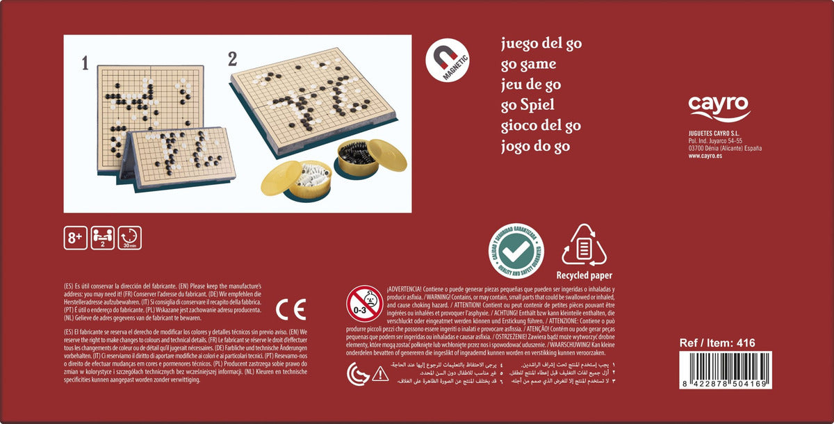 Magnetic Go Game Juego De Mesa Cayro