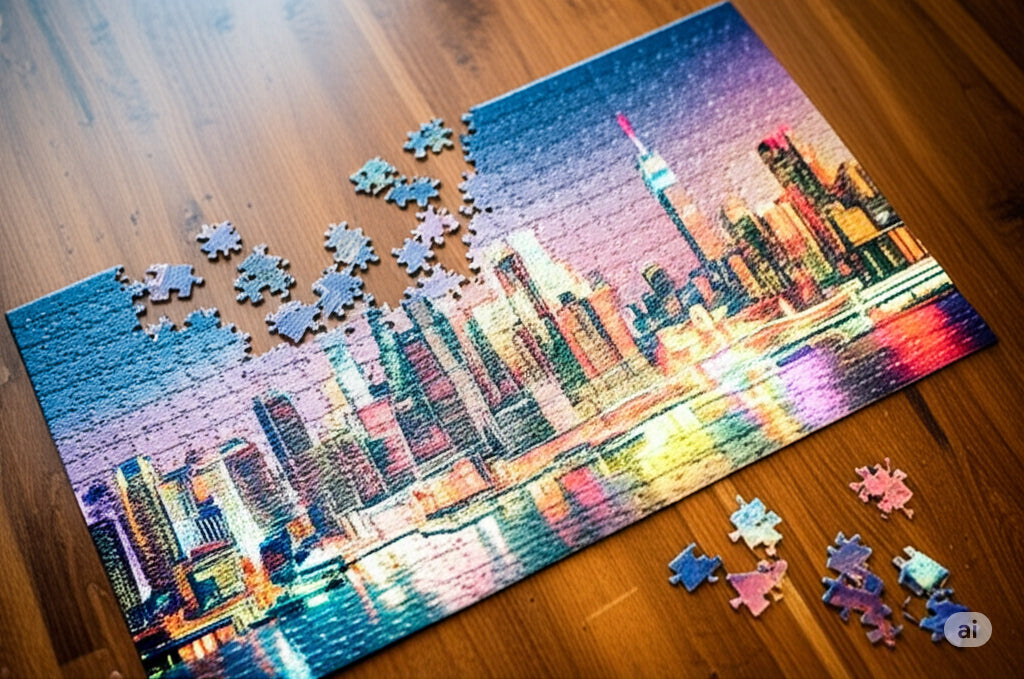 Rompecabezas 1500 Piezas Educa 18466e Manhattan De Noche