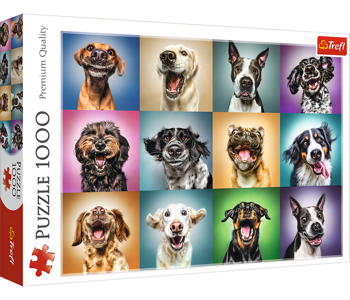 Perros Alegres Rompecabezas 1000pz Trefl Retratos Divertidos
