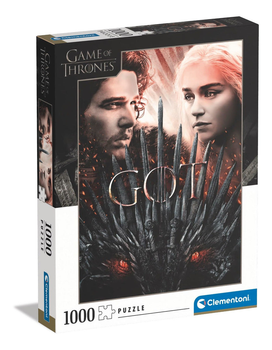 Rompecabezas Game Of Thrones Jon Daenerys 1000 Zp Clementoni