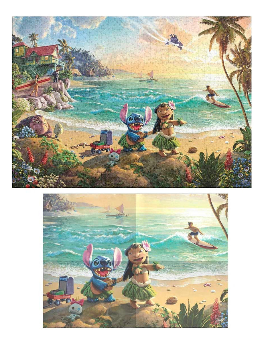 Rompecabezas Lilo & Stitch 1000 Pzs Thomas Kinkade Premium