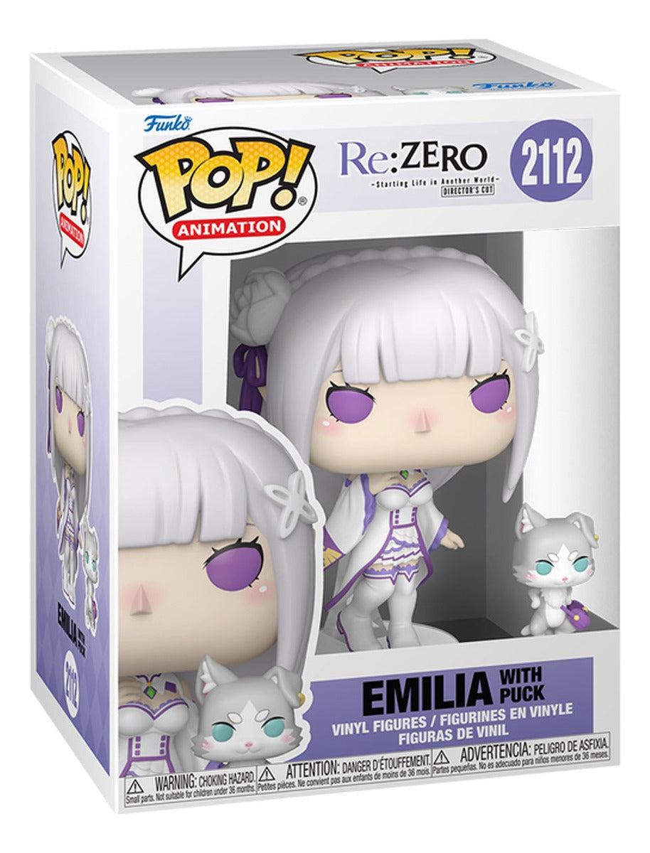 Funko Pop & Buddy: Re Zero - Emilia Con Puck