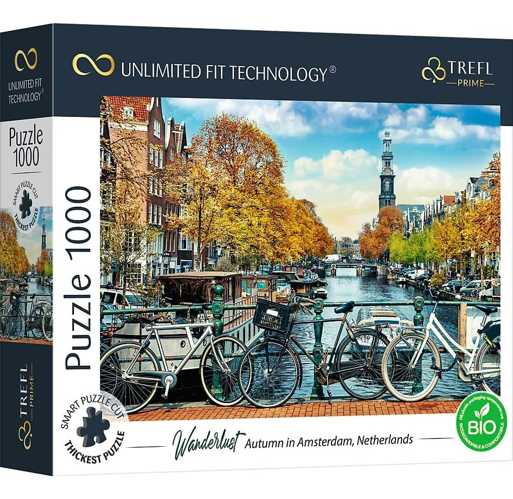 Otoño En Ámsterdam Rompecabezas Unlimited Fit 1000 Pzs Trefl