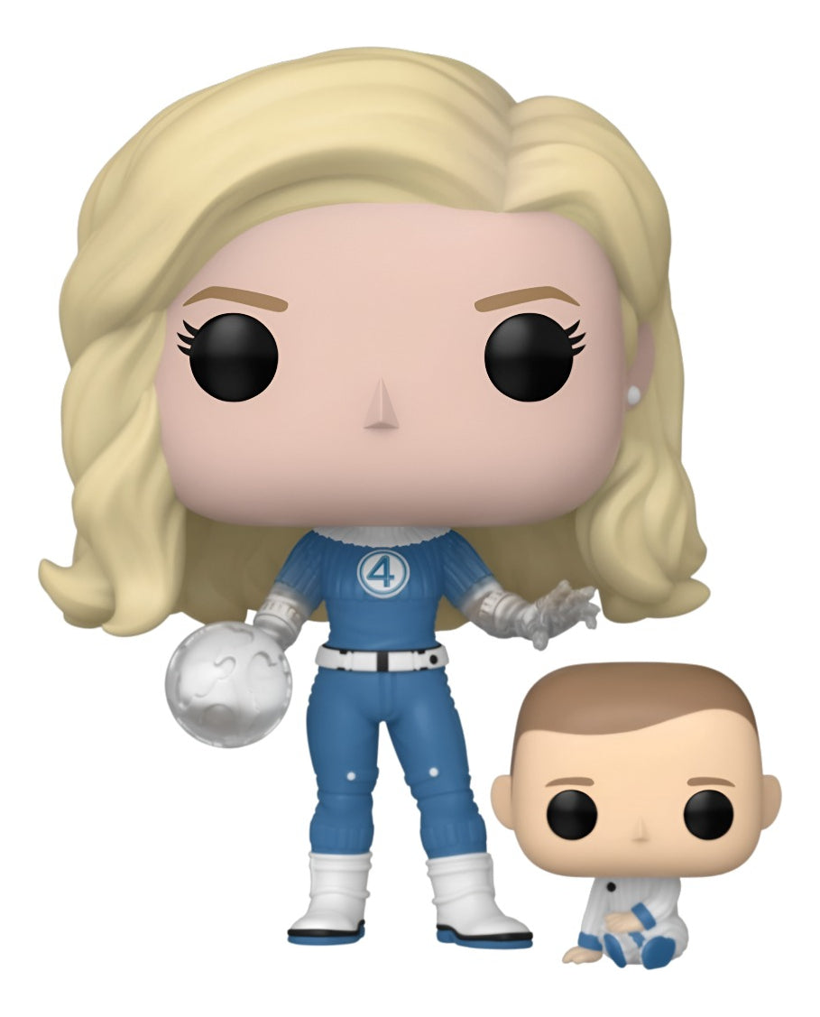 Funko Pop! Cuatro Fantasticos - Mujer Invisible Y Franklin