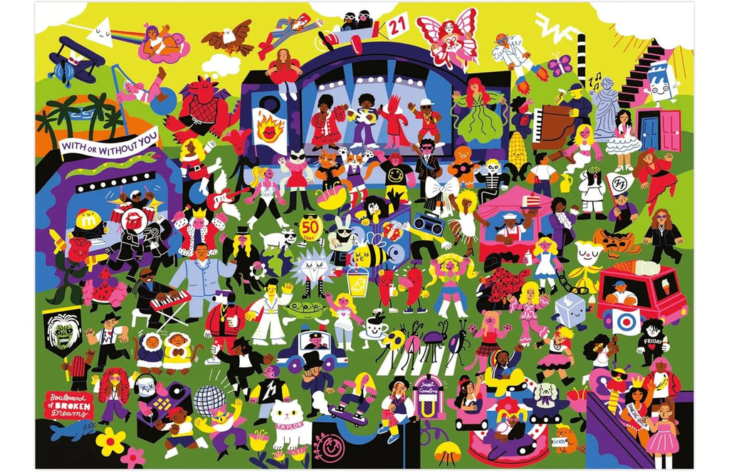 Rompecabezas Educa Puzzlepalooza De 500 Piezas
