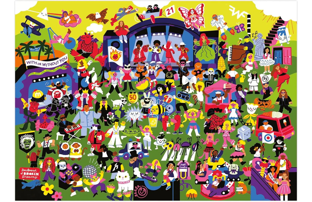 Rompecabezas Educa Puzzlepalooza De 500 Piezas