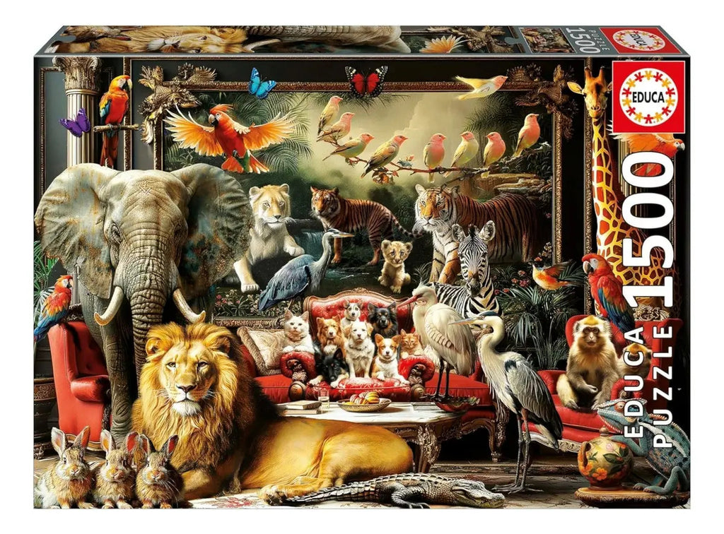 Rompecabezas 1500 Piezas Mansion De Animales
