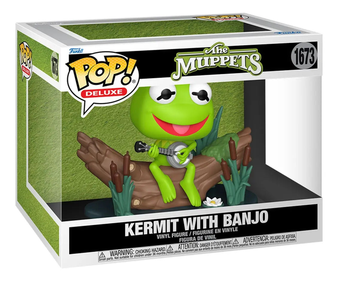 Kit Muppets: 1 Fozzie + 1 Kermit + 1 Piggy + 1 Gonzo