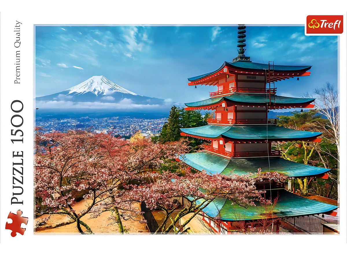 Rompecabezas Trefl Monte Fuji Tokio De 1500 Piezas 14+