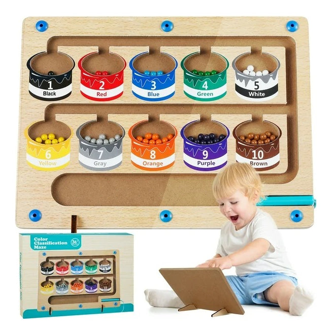 Magnetic Maze Tablero Magnético De Actividades Colores