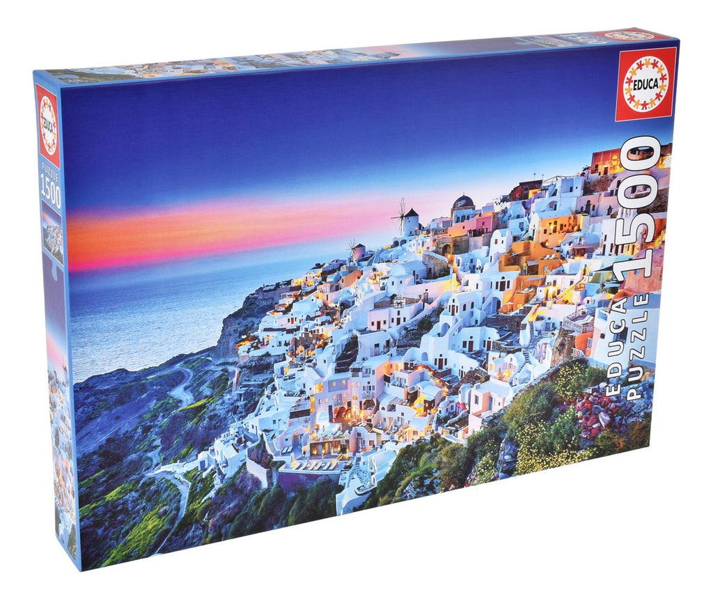 Puzzle Rompecabezas 1500 Piezas Santorini Grecia Educa