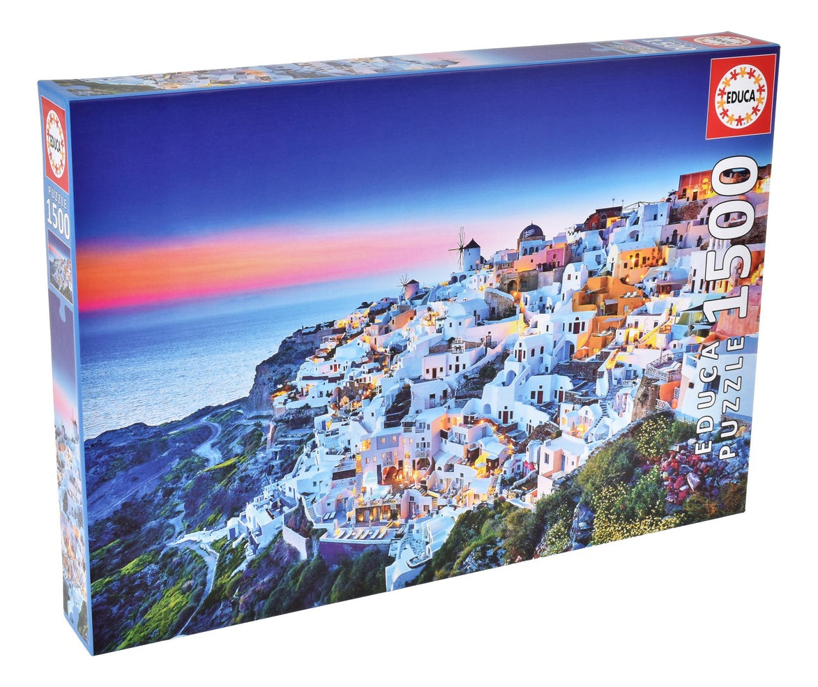Puzzle Rompecabezas 1500 Piezas Santorini Grecia Educa