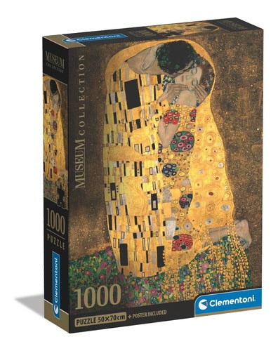 Rompecabezas El Beso Klimt 1000 Pz Clementoni Italia Arte