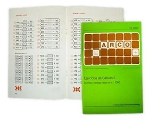 508063 Cuaderno Cálculo 3 Sumas Restas Sistema Arco Eduke