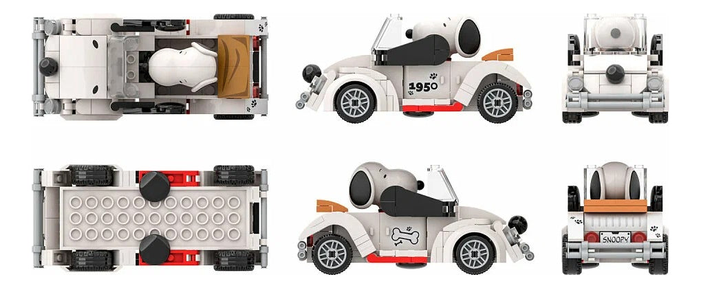Pantasy Peanuts Roadster Snoopy Juego De Construcción Cantidad De Piezas 148