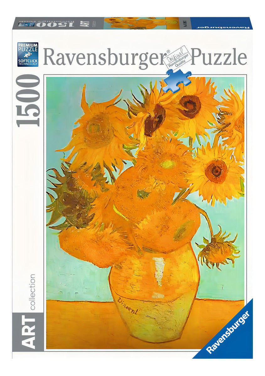 Rompecabezas Ravensburger Van Gogh Girasoles 1500 Piezas 14+
